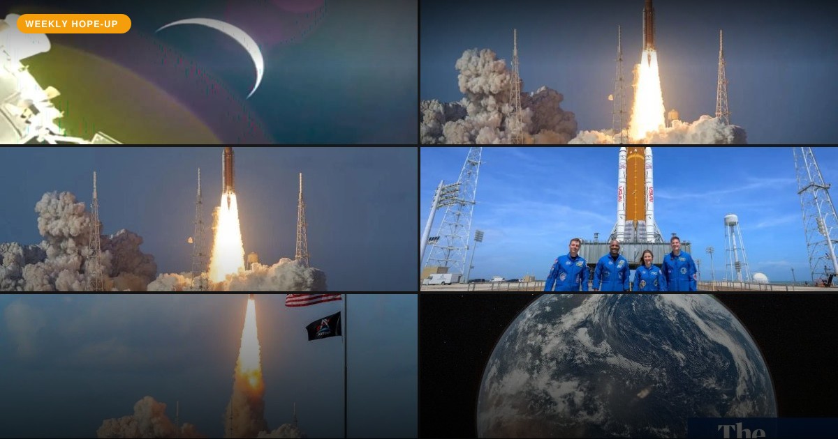 Your Week in Hope: Humanity's Great Leap, Both Outward and Inward